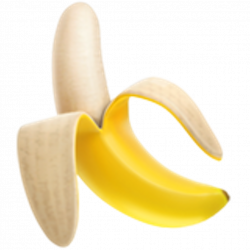 Banana emoji apple ios11 yellow...