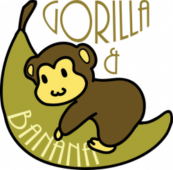 Gorilla and Banana Logo by CupcakeMew on DeviantArt