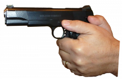 Firearm Pistol Handgun Clip art - Gun In Hand PNG Clipart 1600*1043 ...