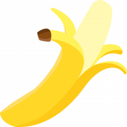 Clipart - Simple Peeled Banana