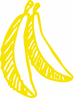 Clipart - Sketched bananas