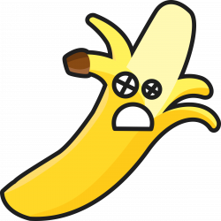 Clipart - Dead Banana