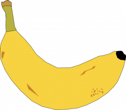 Banana | Free Stock Photo | Illustration of a yellow banana | # 11399
