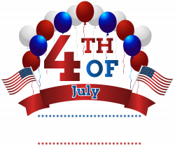 Happy Independence Day 4th July PNG Clip Art Image | Gallery ...