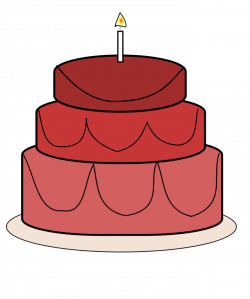 Red Cake Clipart