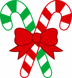 Red and Green Christmas Transparent PNG Candy Cane Clipart ...