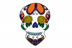 Mexico Day of the Dead Calavera Sugar Skulls Dia de los Muertos Clip ...