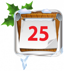 December 25 Christmas Sign PNG Clip Art Image | Gallery ...
