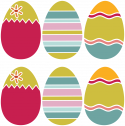 FREE printable easter eggs with printable spring banner | Easter ...
