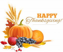 Happy Thanksgiving Decor PNG Clipart Image | Gallery Yopriceville ...