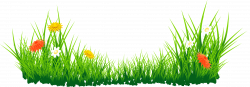 Flowers with Grass PNG Picture | Gallery Yopriceville - High ...