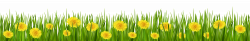 Grass and Dandelions PNG Clip Art - Best WEB Clipart