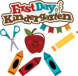 First Day Of Kindergarten Clipart
