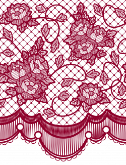 Transparent Lace with Roses Decoration PNG Picture | Gallery ...