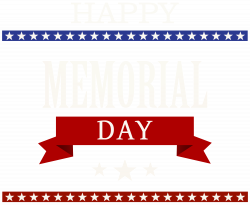 Happy Memorial Day Transparent PNG Clip Art Image | Gallery ...