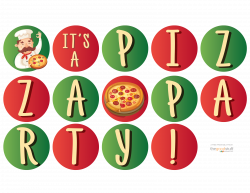 Hostess Helpers: Free Pizza Party Printables | Pinterest | Kids ...