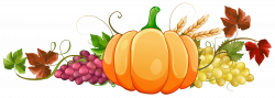 Autumn Pumpkin Decor Clipart PNG Image | Gallery Yopriceville ...