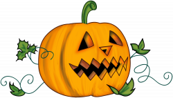 Halloween Creepy Pumpkin Clipart | Gallery Yopriceville - High ...