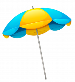 Yellow Blue Beach Umbrella PNG Clipart | Gallery Yopriceville ...