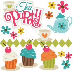 Tea Party SVG Scrapbook Collection svg files for scrapbooks and ...