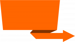 Orange Banner transparent PNG - StickPNG