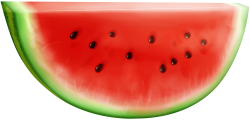Watermelon Slice Transparent Clip Art Image | Gallery Yopriceville ...