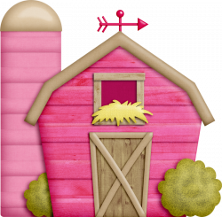 pink barn | Craft - Zoo / Wild Animals / Farm / Nature | Pinterest ...