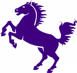 Purple Mustang Clip Art at Clker.com - vector clip art online ...
