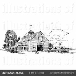 Barn Clipart #1180785 - Illustration by Prawny Vintage