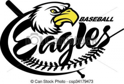 Vector - eagles baseball - stock illustration, royalty free ...