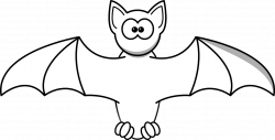 28+ Collection of Free Bat Clipart Black And White | High quality ...