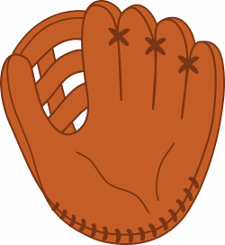 Leather Baseball Mitt - Free Clip Art