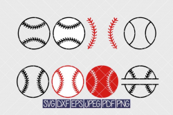 baseball SVG, baseball clipart, svg, eps, pdf, png, dxf, jpeg, svg cricut,  svg silhouette, printable art, printable baseballs