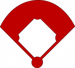Red Baseball Field Clip Art at Clker.com - vector clip art online ...
