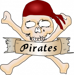 Pirate Skull Clip Art at Clker.com - vector clip art online, royalty ...