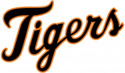 Tigers baseball clipart