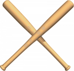 Crossed bats baseball | ⚾️Baseball Stuff⚾ | Pinterest | Clip ...