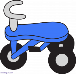 Blue clipart tricycle ~ Frames ~ Illustrations ~ HD images ~ Photo ...