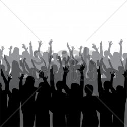 Crowd clipart crowd cheer - Graphics - Illustrations - Free Download ...
