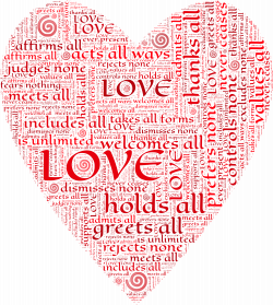 Clipart - Heart Love Typography | Hearts ♥ L♥ve | Pinterest ...