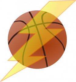 Basketball With Lightning Bolt Clip Art at Clker.com - vector clip ...