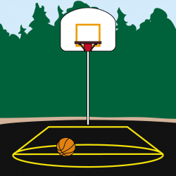 Best Basketball Court Clipart #5113 - Clipartion.com