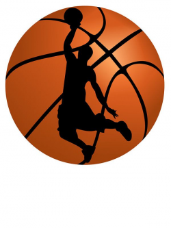 Basketball Dunk Silhouette | canvas crafts | Basketball ...