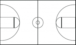 Basketball Court Clipart | Free download best Basketball ...