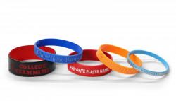 Custom Design Your Basketball Wristbands To Support Team