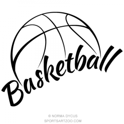 Basketball with Fun Text | Cricut | Basketball clipart ...