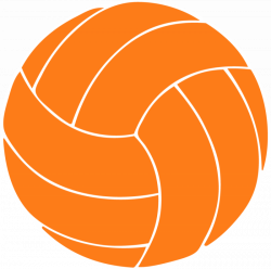 28+ Collection of Orange Volleyball Clipart | High quality, free ...