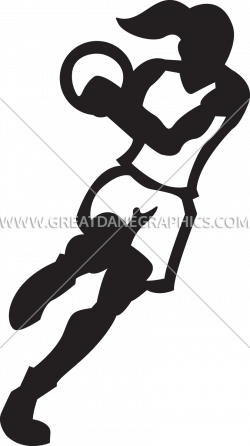 Female Basketball Player Silhouette at GetDrawings.com | Free for ...