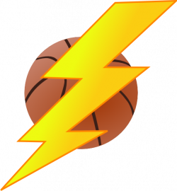 Lightning Bolt Basketball1 Clip Art at Clker.com - vector clip art ...
