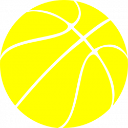 Yellow Basketball, Basketball, Btw Basketball Clip Art at Clker.com ...